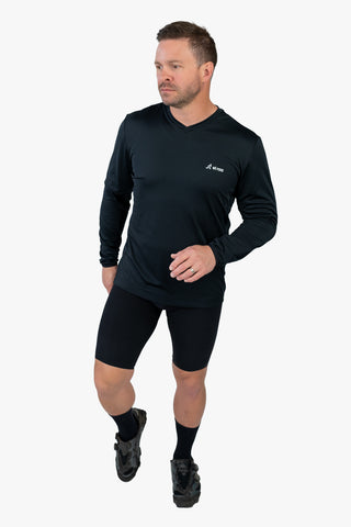 Midnight Black Bike Shirt - Logo
