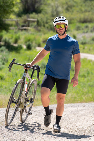 OG Blue Bike Shirt - Stripes