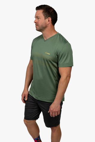 Summit Green Bike Shirt - Stripes