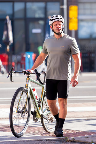 Summit Green Bike Shirt - Stripes