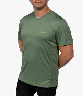 2025 Men's Core Short Sleeve Jersey Summit Green - Logo - El Roo Bike