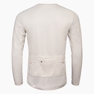 Men's Element Long Sleeve Relaxed Fit Bike Jersey - Back - El Roo Bike
