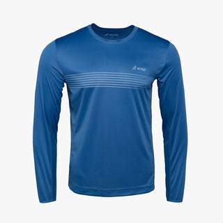 Blue with Stripes Men's Element Relaxed Fit Bike Jersey - El Roo Bike